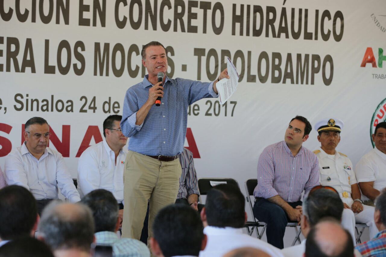 El gobernador de Sinaloa, Quirino Ordaz Coppel.
