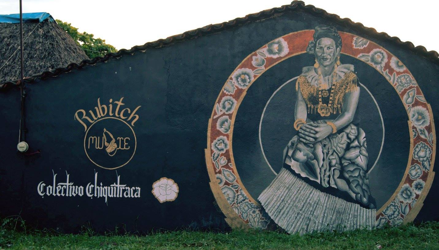 Este fue el primer mural del proyecto de este colectivo de artistas plásticos de Juchitán, tierra del pintor Francisco Toledo.