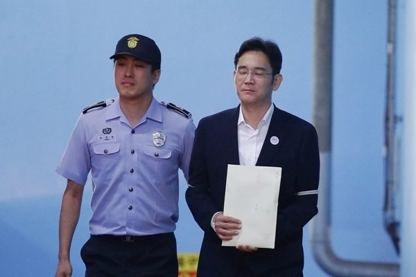 Lee Jae-Yong fue condenado a cinco años de prisión.