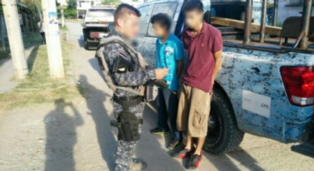 Detención de presuntos delincuentes