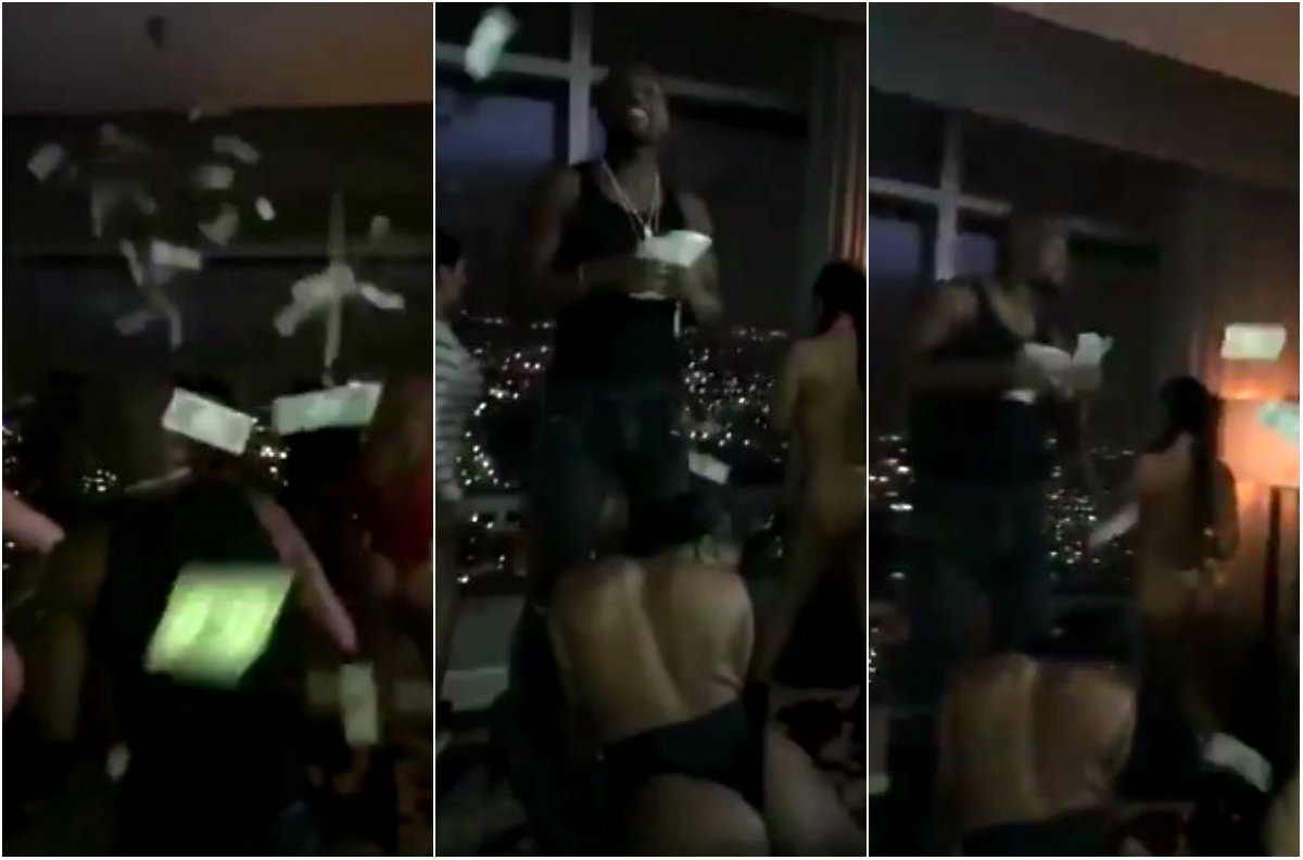 La fiesta de Mayweather tras vencer a McGregor 