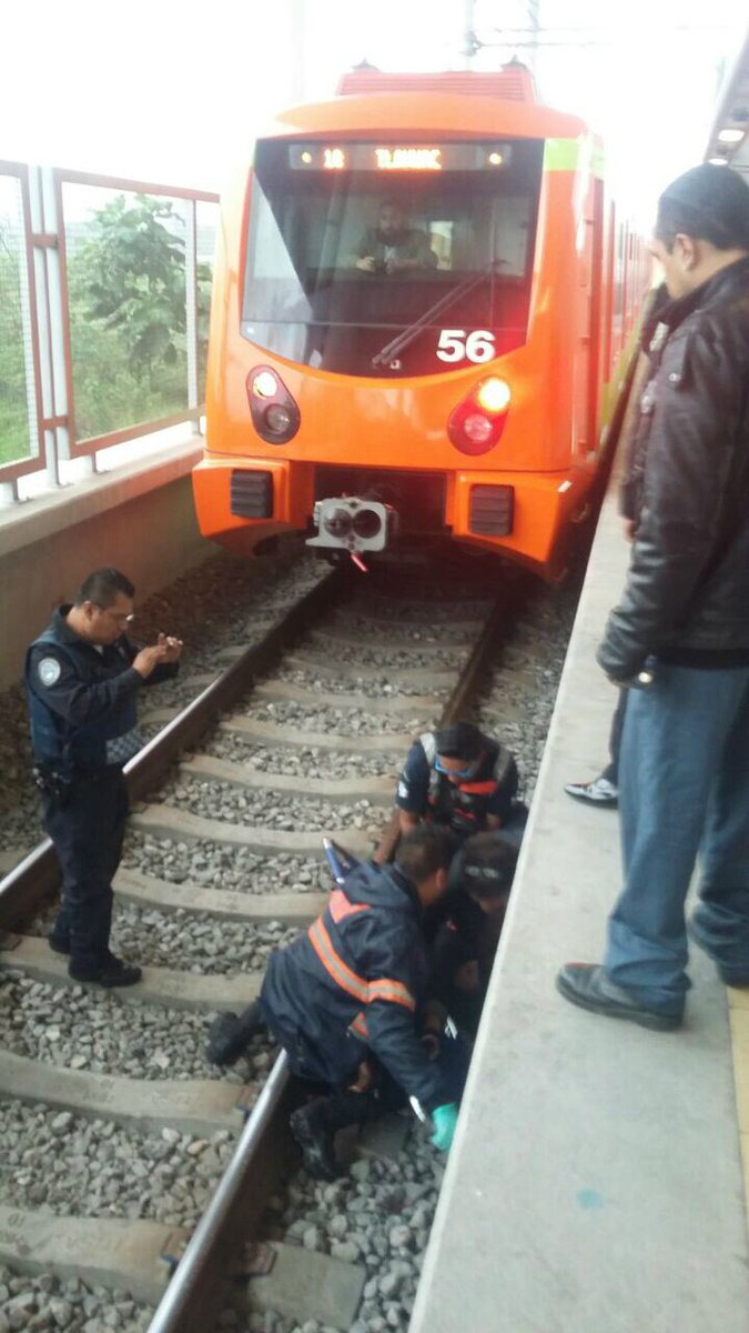 El servicio se suspendió por las maniobras de rescate, informó el sistema de transporte.