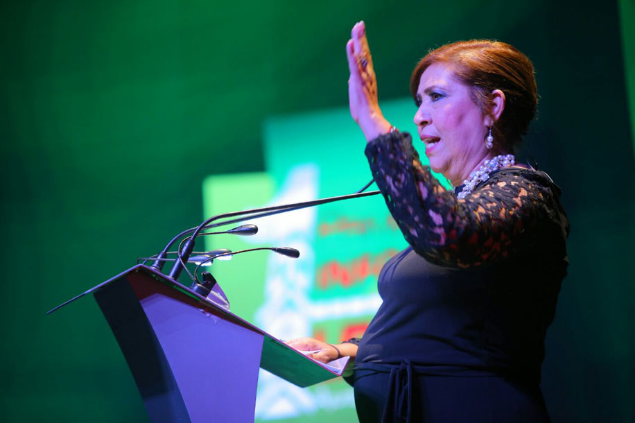 La alcaldesa destacó los puntos clave que desarrolló durante su primer año de gobierno. 