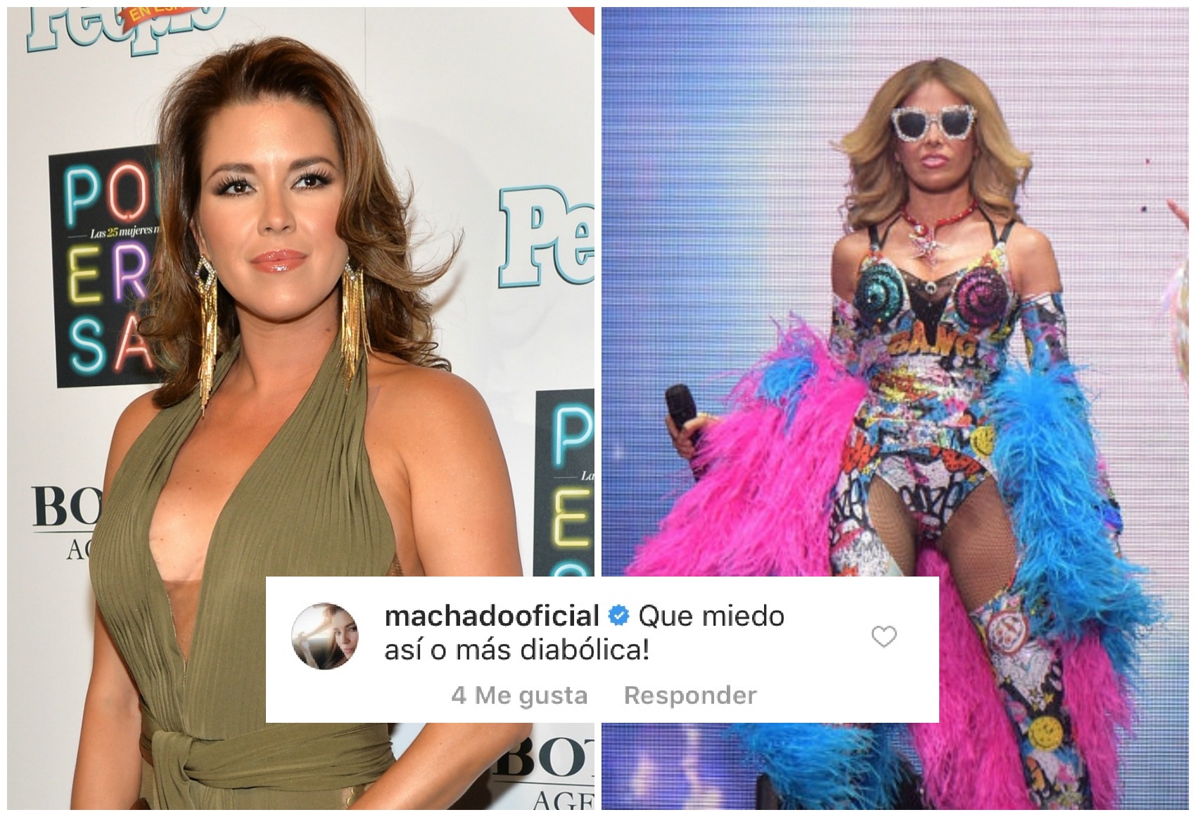 Alicia Machado llamó "diabólica" a Gloria Trevi. 