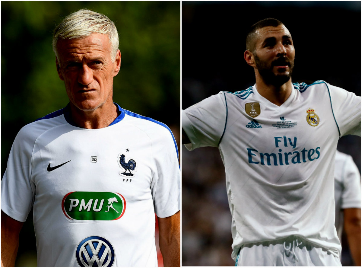 Deschamps y Benzema