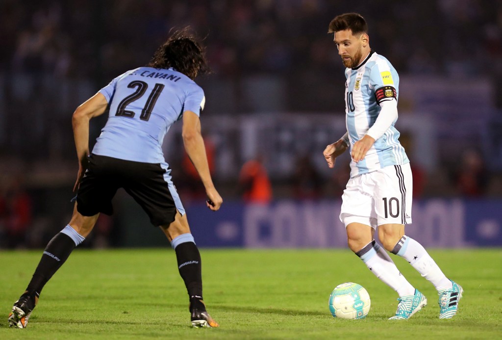 Messi y Argentina no pudieron ante Uruguay 