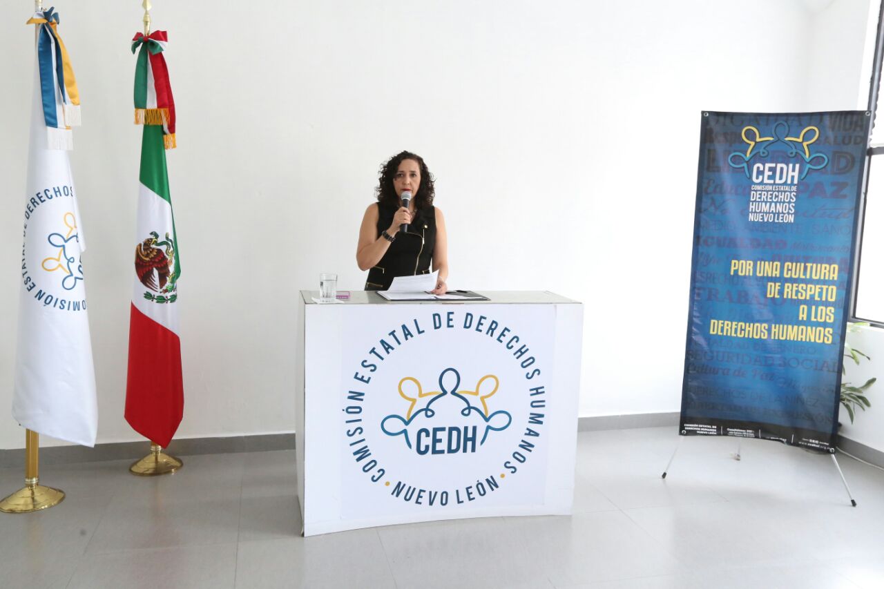 Sofía Velasco, presidenta de la Comisión Estatal de Derechos Humanos. 