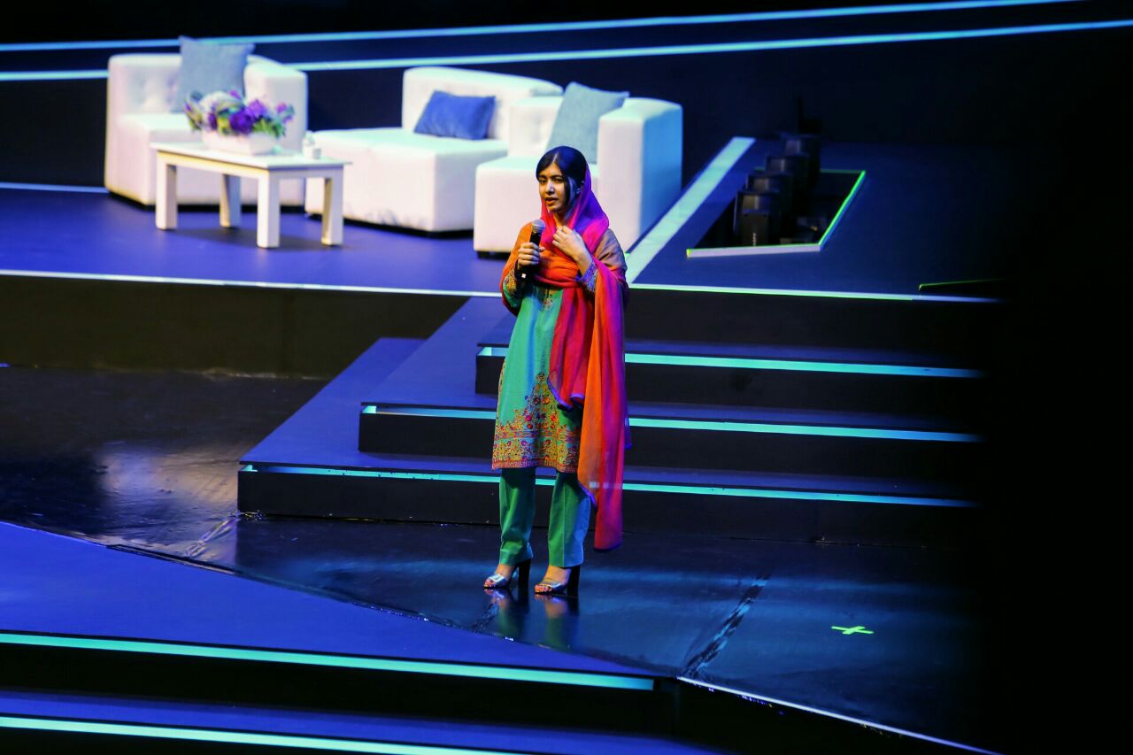 Malala durante la XV edición de evento México Siglo XXI.