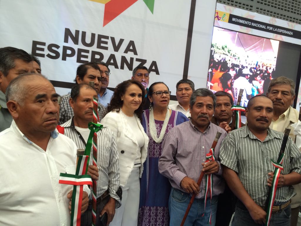 La senadora Dolores Padierna amaga con salir del PRD si se aprueba una alianza con el PAN.