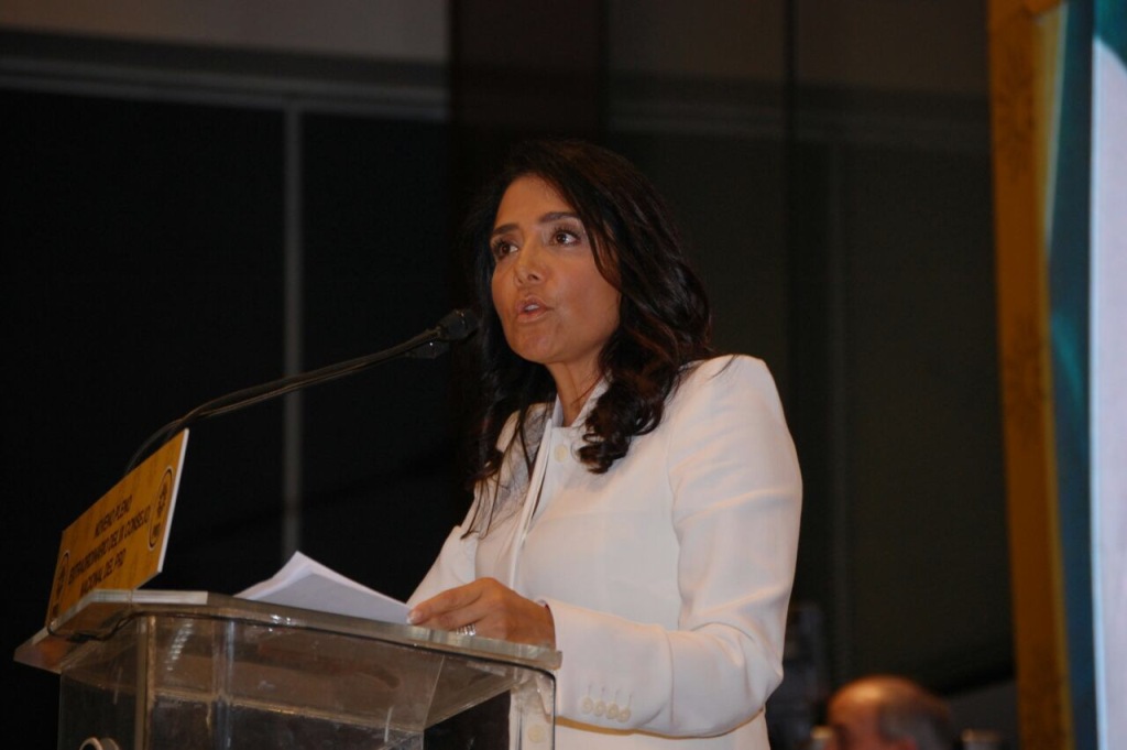 Alejandra Barrales, líder nacional del PRD.