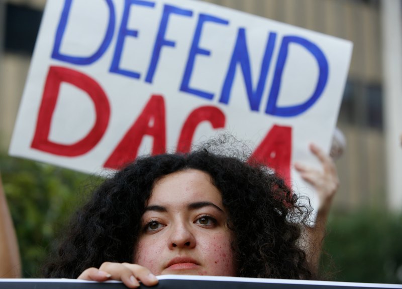 En días previos a la decisión de Trump sobre la cancelación de DACA, cientos de jóvenes indocumentados beneficiados con el programa han salido a prote