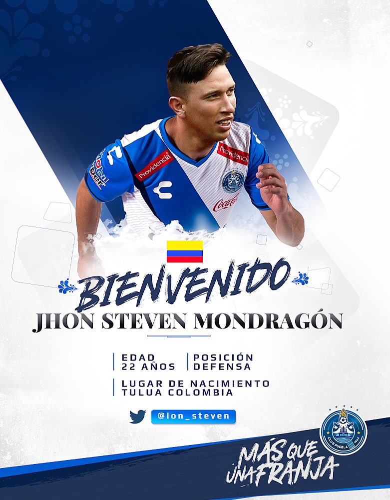 Bienvenida para Jhon Steven Mondragon