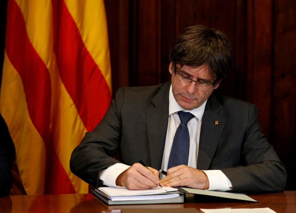 El presidente catalán, Carles Puigdemont.