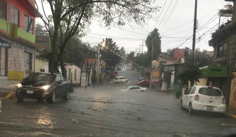En la calle Tekal en Héroes de Padierna 