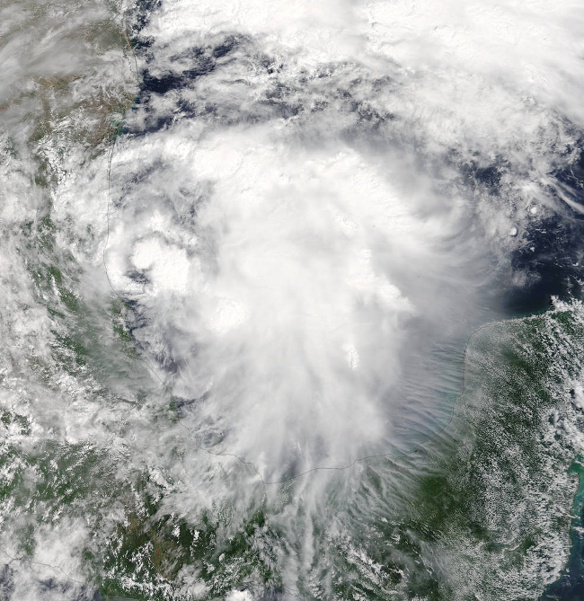 'Katia' en el Golfo de México.