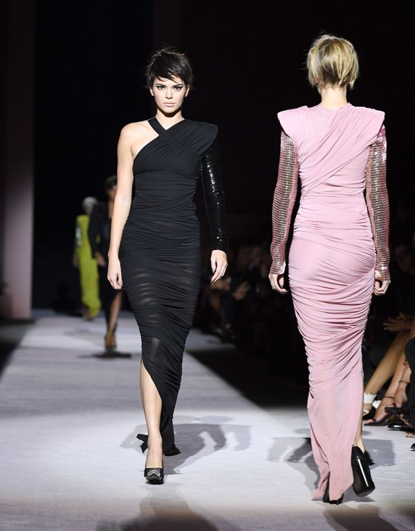 Kendall Jenner y Gigi Hadid en la Semana de la Moda en Nueva York. 