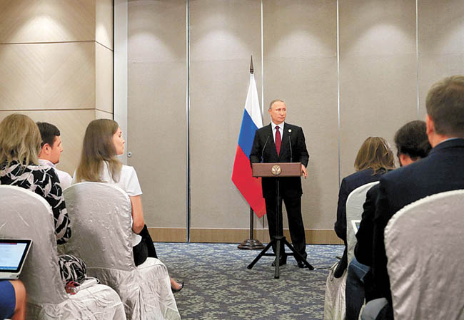 El presidente ruso habló sobre Norcorea en la cumbre del grupo BRICS, que se efectúa en China. 