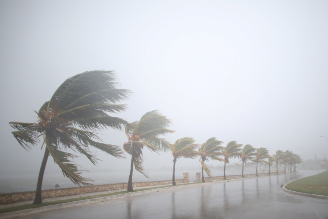 El huracán 'Irma' ya tocó tierra en Cuba.