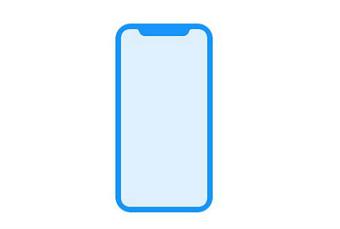 La imagen del supuesto nuevo teléfono de Apple que se encontró en la filtración del firmware del HomePod. 