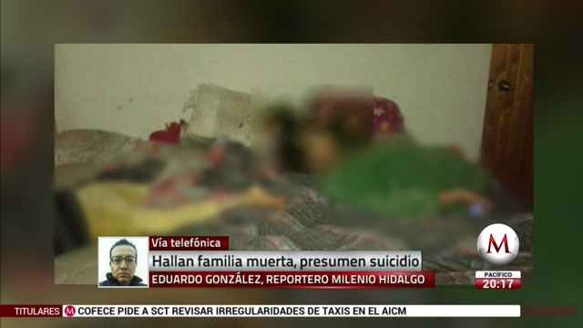 Hallan familia muerta, presumen suicidio en Hidalgo