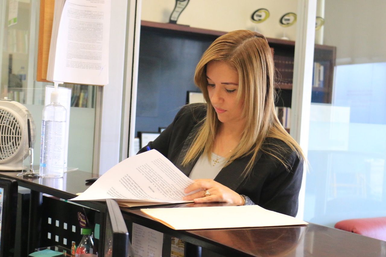 La diputada del PRI, Gloria Treviño.