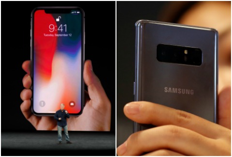 El nuevo iPhone X y el Samsung Galaxy Note 8 tienen mucho más en común de lo que piensas. 