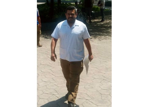 Jorge Camacho Rincón, ex director de Protección Civil Nuevo León. 