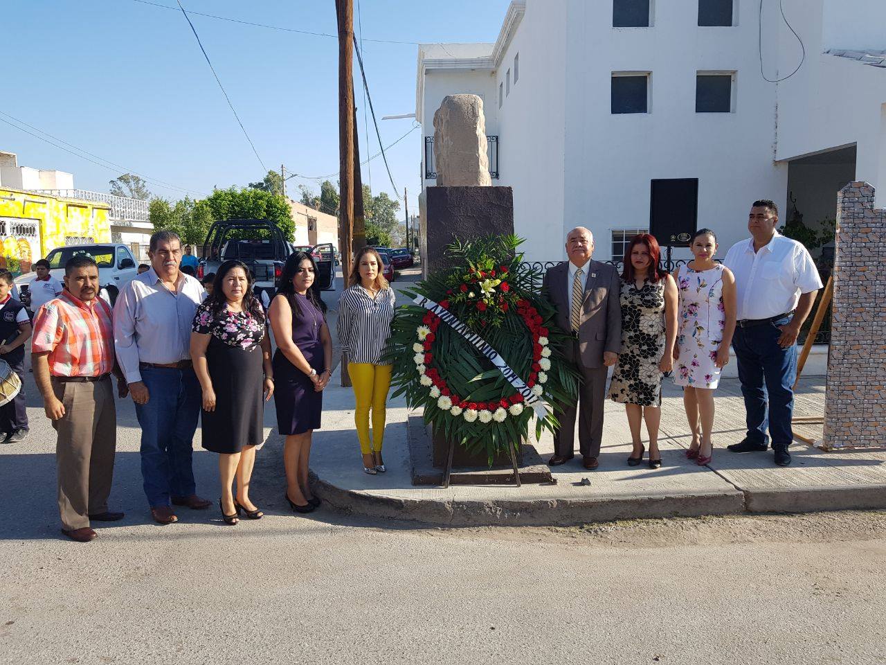 En Matamoros autoridades educativas y funcionarios se reunieron para la conmemoración