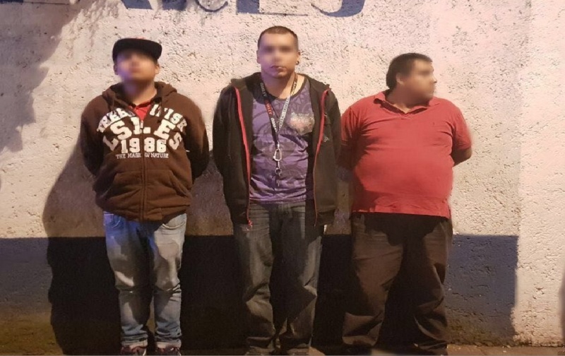 Las tres personas que viajaban en  un taxi,  fueron puestas a disposición en la Agencia AO-03.