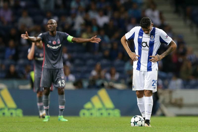 El Porto cayó ante el Besiktas en el primer partido de la Champions League