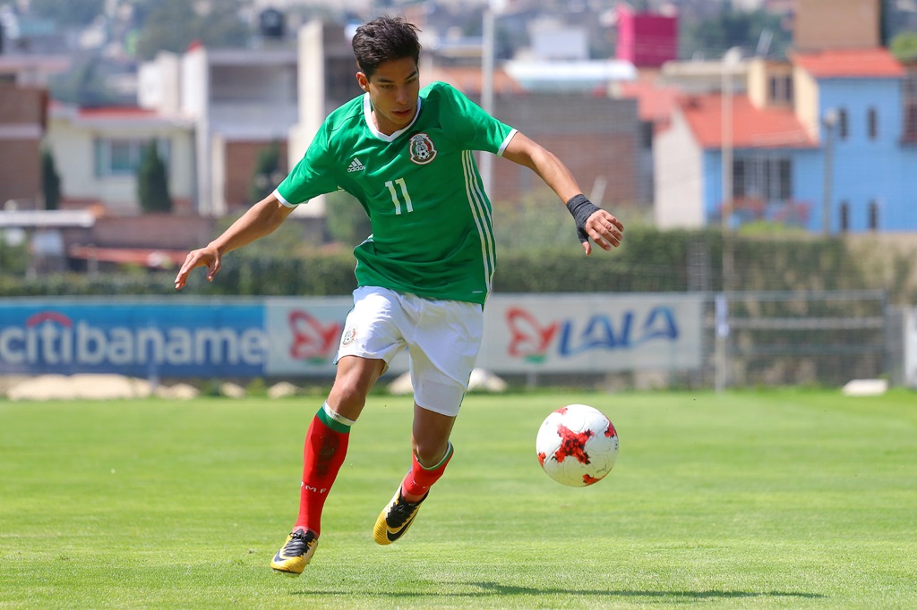 Diego Laínez, seleccionado del Tri Sub-17 