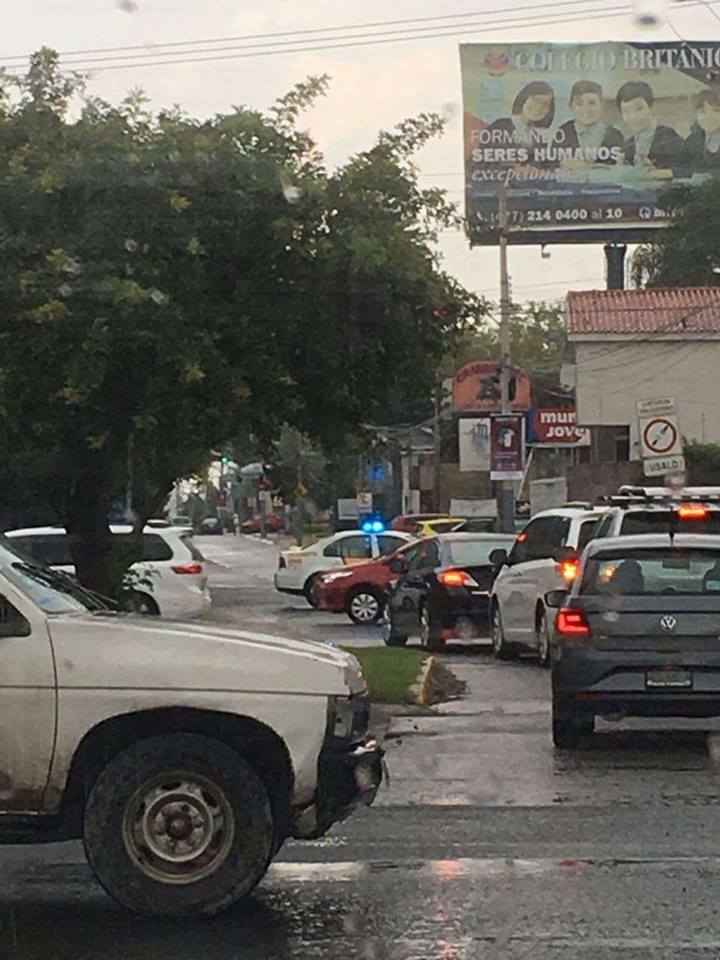 Imágenes de las calles que cerraron durante el operativo (usuarios de facebook)
