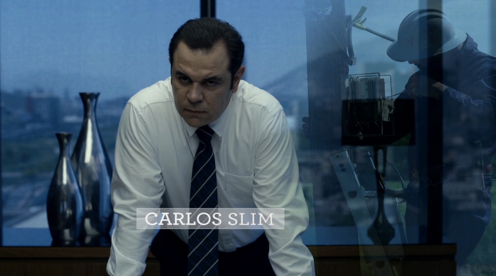 Mario Escalante es Carlos Slim en la serie 'Gigantes de México'. 