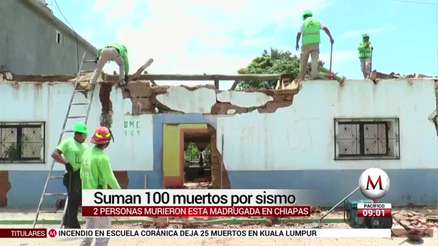 Por derrumbe, mueren 2 en Chiapas