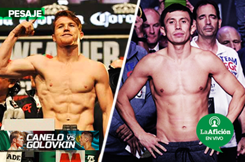 Ceremonia de pesaje Saúl 'Canelo' Álvarez vs. Gennady Golovkin