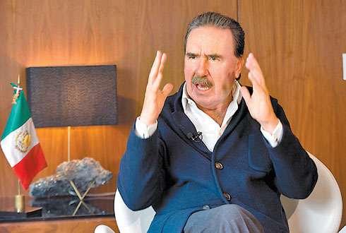El coordinador de la bancada priista en el Senado. 