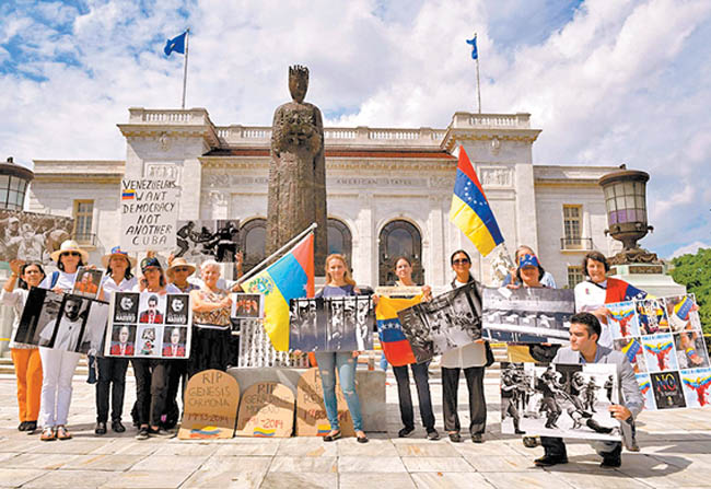 Protesta en Washington. 