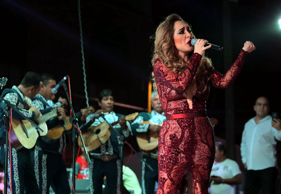 El concierto de Miriam fue el más atractivo en las fiestas de independencia de La Laguna.