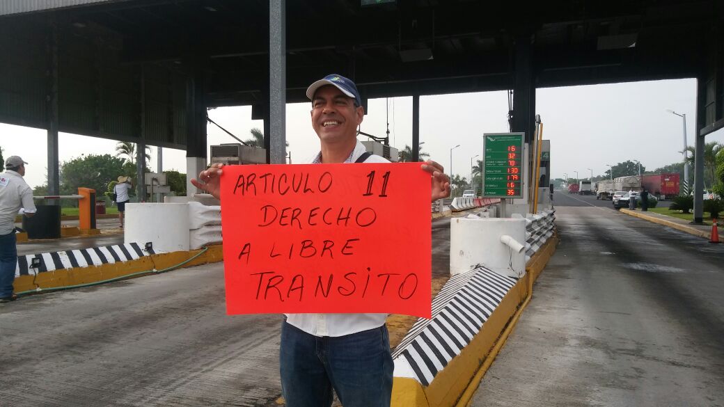 Congreso Nacional Ciudadano, libera caseta puente Tampico