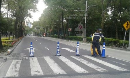  cortes viales en avenidas como Paseo de la Reforma, Fray Servando Teresa de Mier y Eje Central.