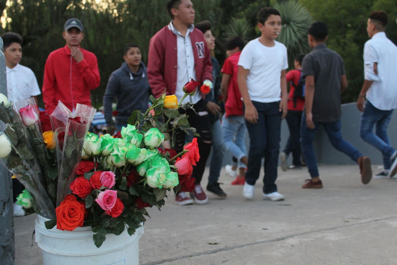 El intercambio de una rosa es toda una tradición en León.