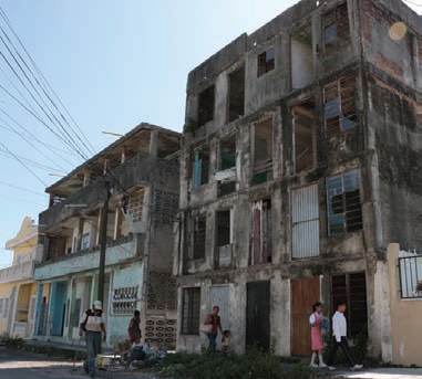 Edificios abandonados.