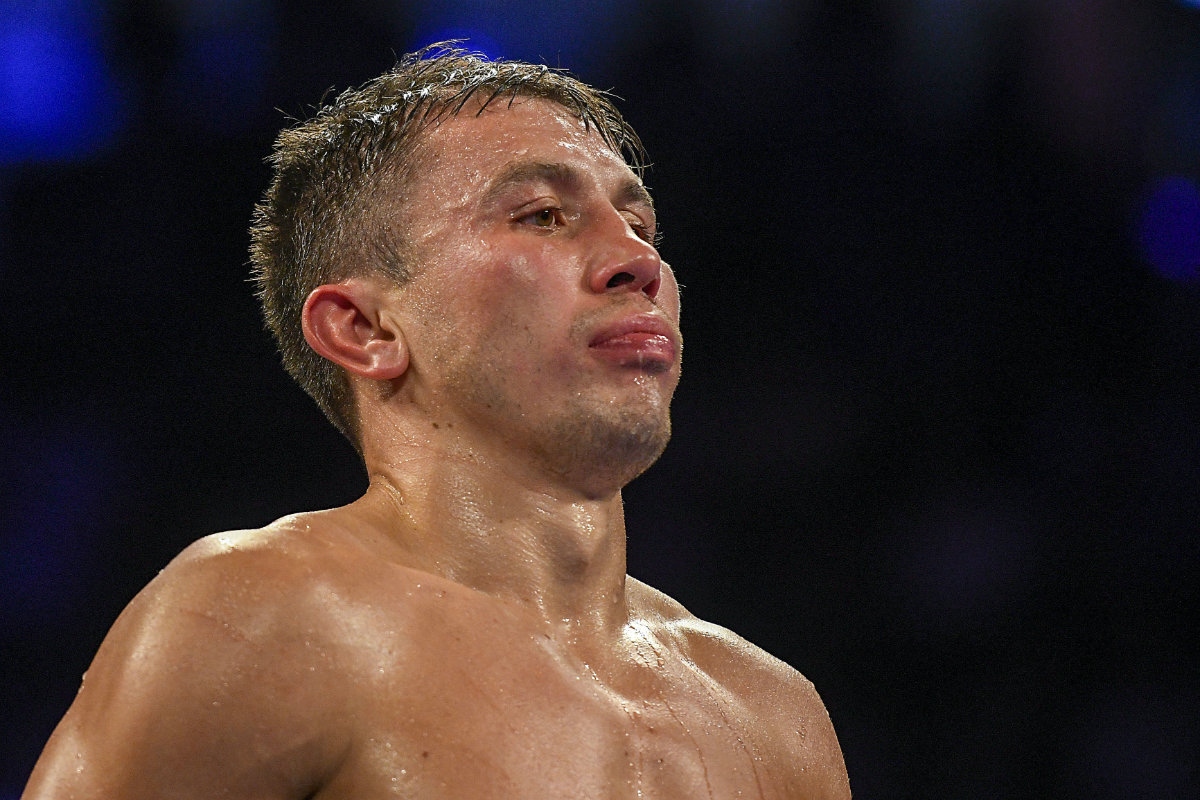 Gennady Golovkin durante la pelea contra Saúl 'Canelo' Álvzarez