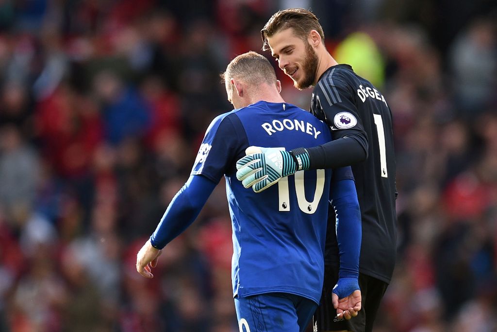 Rooney y De Gea