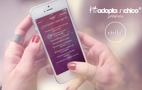 AdoptaUnChico es una app de citas.
