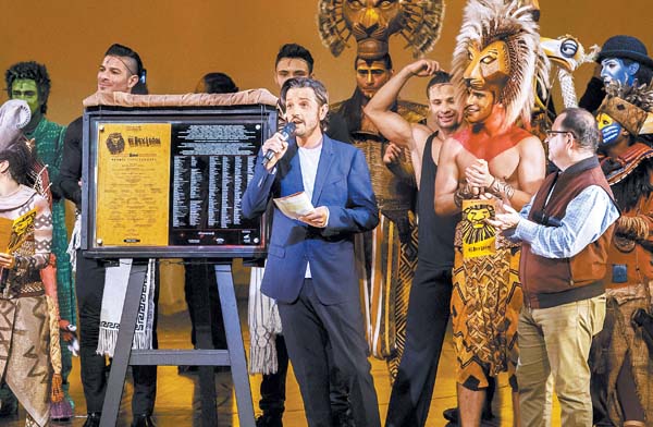 El histrión destacó el valor del elenco. 
