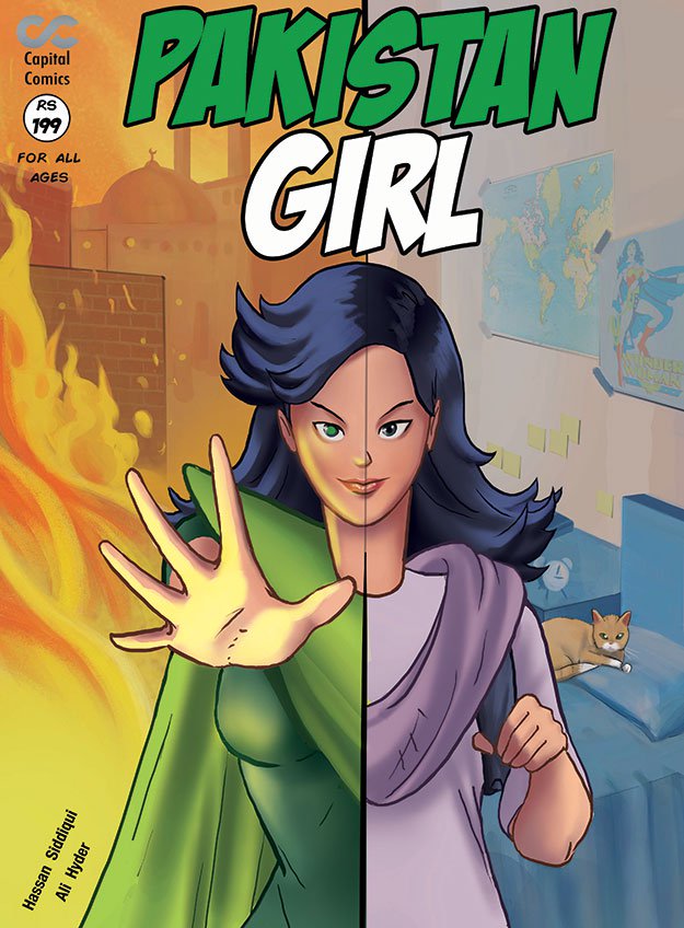 El creador del cómic espera que 'Pakistan Girl' inspiré a las mujeres de la sociedad. 