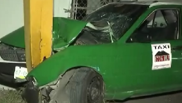 El conductor resultó lesionado.