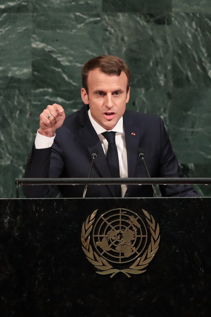 El presidente de Francia, Emmanuel Macron. 