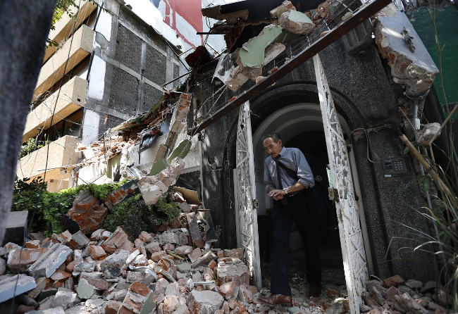El sismo se registró exactamente 32 años después del sismo de 1985.
